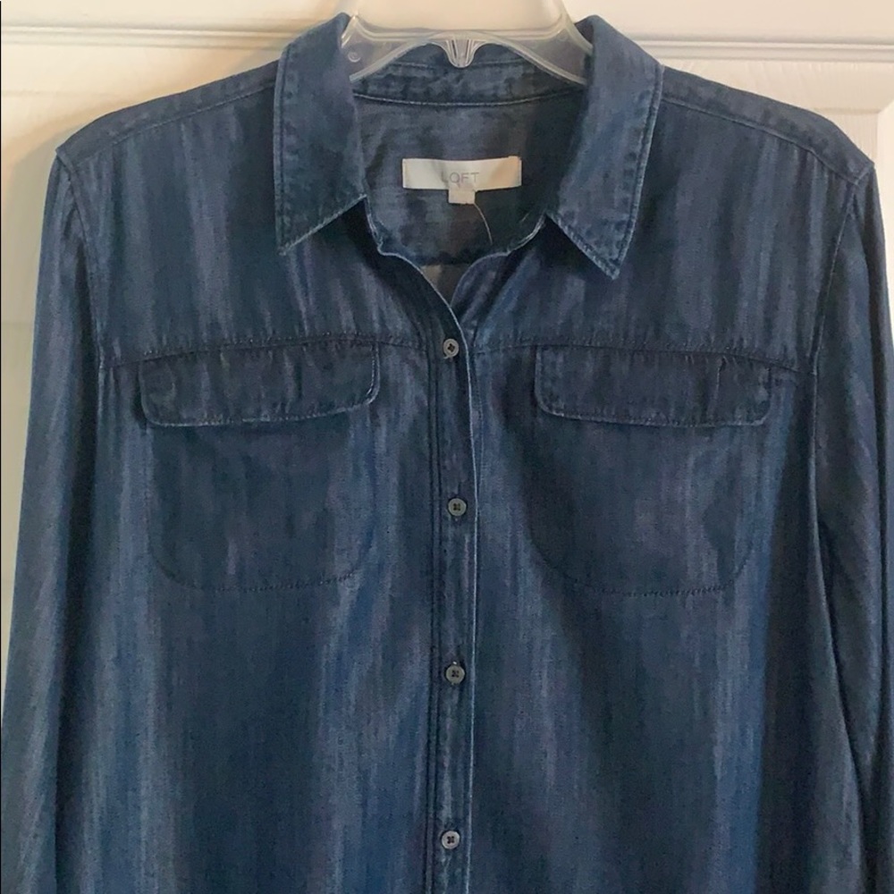 NWT J Jill Denim Dress Size Large
